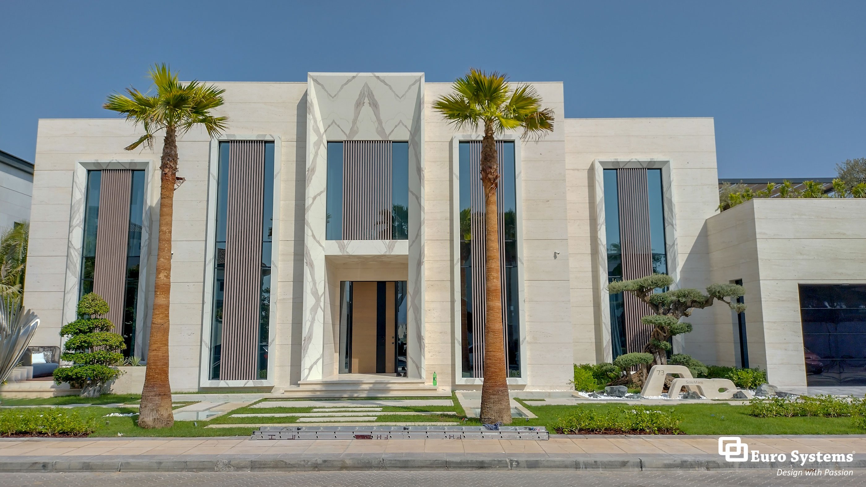 Private Villa, Palm Jumeirah, Gracili Glass Skylight Euro Systems, UAE