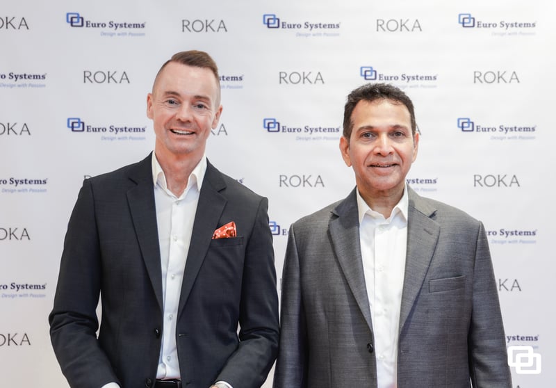 Mohammed Fiaz Khazi, Managing Director, Euro Systems and Robert Karasek, Founder, ROKA Doors