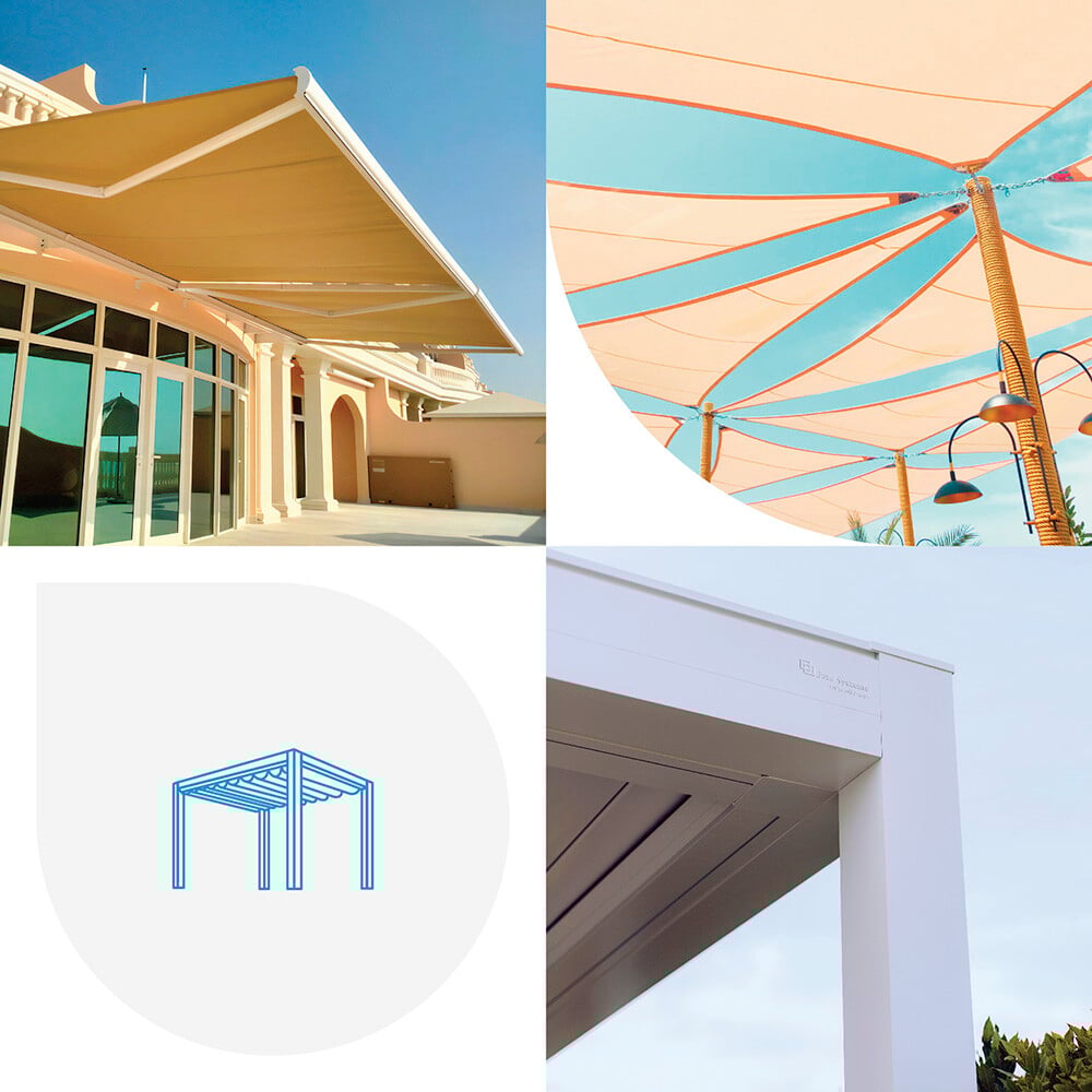 Outdoors Shading Dubai, Abu Dhabi, UAE, Doha, Qatar, Kuwait, Oman, Bahrain, Riyadh, Saudi Arabia