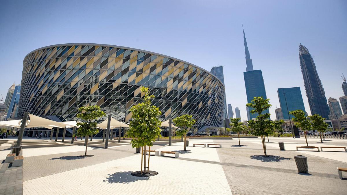 Acoustic Ceiling Project at Coca Cola Arena Euro Systems Dubai, UAE
